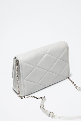 Sac bandoulière en cuir - Blanc