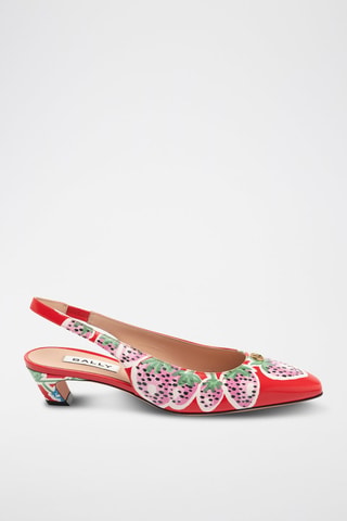 Escarpins en cuir - Rouge
