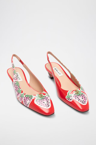Escarpins en cuir - Rouge
