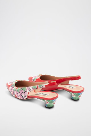 Escarpins en cuir - Rouge