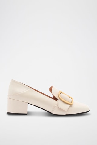 Escarpins en cuir de veau - Beige