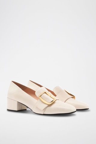 Escarpins en cuir de veau - Beige