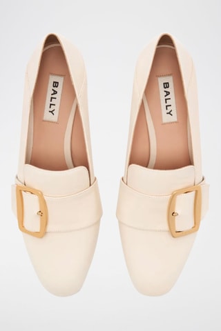 Escarpins en cuir de veau - Beige