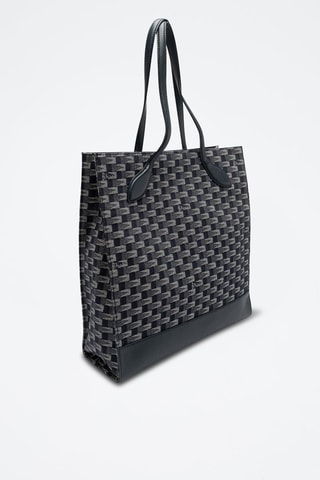 Sac porté épaule en cuir - Noir
