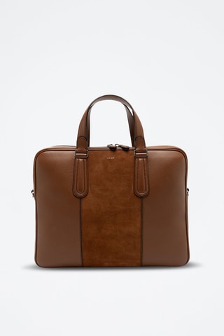 Porte-document en cuir - Marron