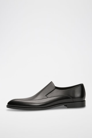 Mocassins en cuir de veau verni - Noir