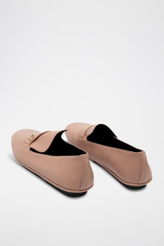 Mocassins en cuir de mouton - Rose