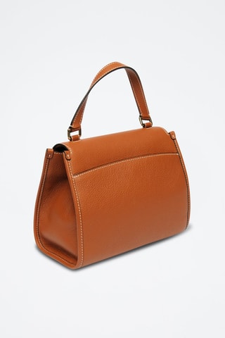 Sac à main en cuir de veau - Orange