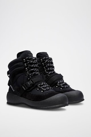 Après-ski en cuir nubuck - Noir