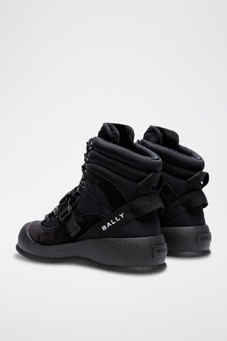 Après-ski en cuir nubuck - Noir