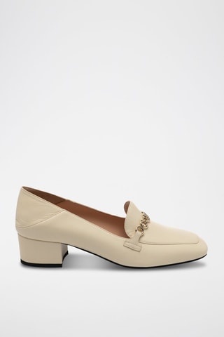 Mocassins en cuir d’agneau - Beige