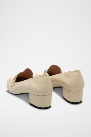 Mocassins en cuir d’agneau - Beige