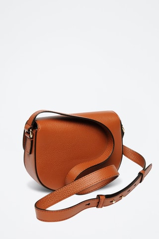 Sac bandoulière en cuir de veau - Orange