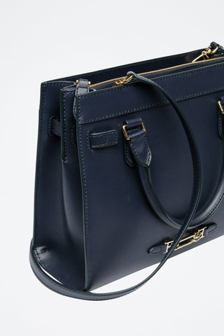 Sac à main en cuir - Bleu marine