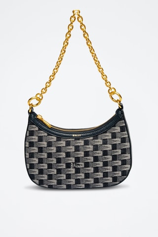 Sac porté épaule en cuir - Noir