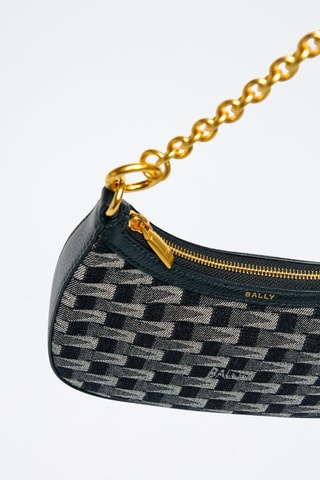 Sac porté épaule en cuir - Noir