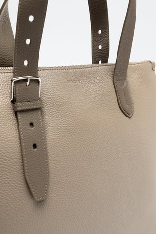 Sac porté épaule en cuir de veau - Marron