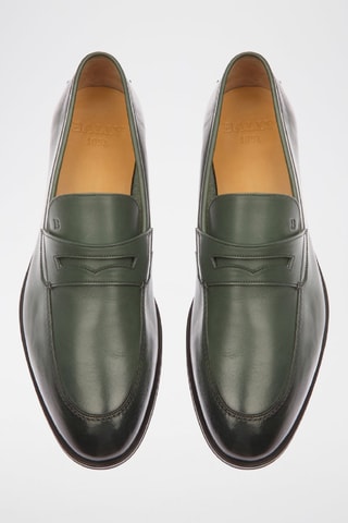 Mocassins en cuir de veau - Vert