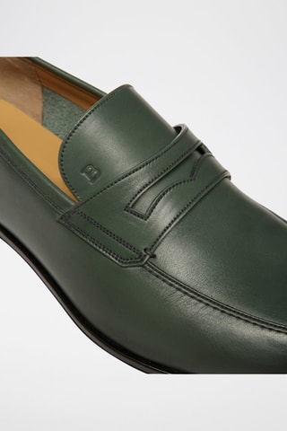 Mocassins en cuir de veau - Vert