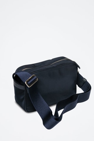 Sac bandoulière en cuir - Bleu marine