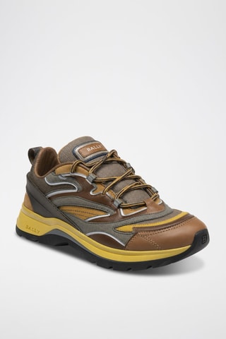 Baskets en cuir de veau - Orange