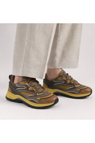 Baskets en cuir de veau - Orange