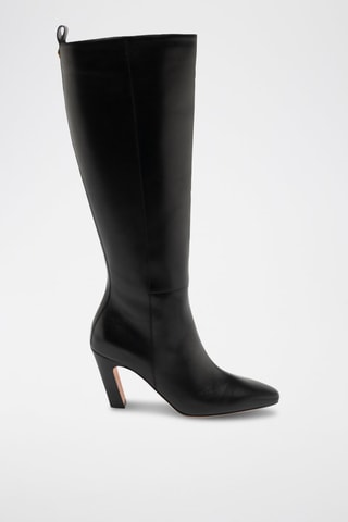 Bottes en cuir de veau - Noir