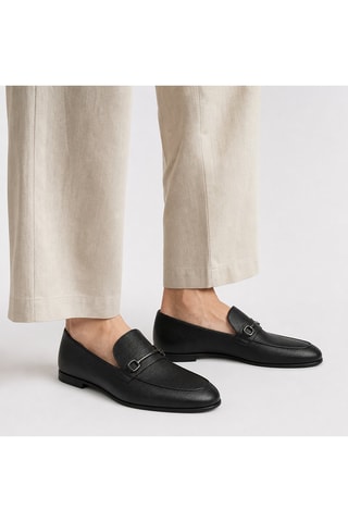 Mocassins en cuir de veau - Noir