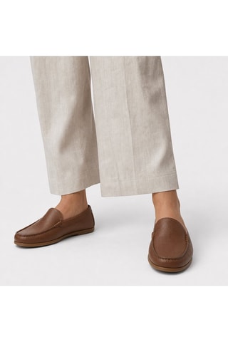 Mocassins en cuir de chèvre - Marron