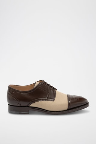 Derbys en cuir de veau - Marron foncé