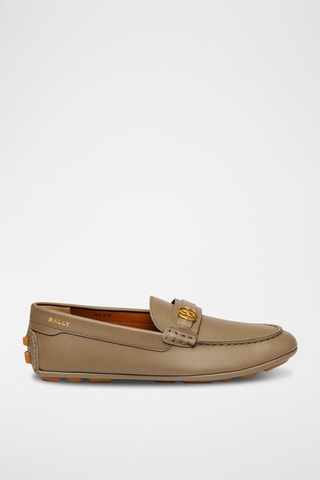 Mocassins en cuir de veau - Marron