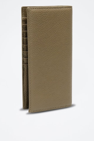 Portefeuille en cuir - Kaki