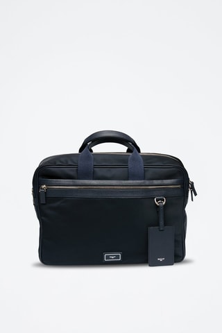 Porte-documents en cuir - Bleu marine