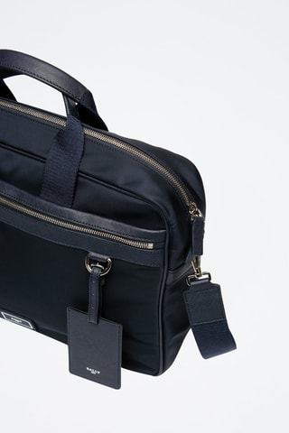 Porte-documents en cuir - Bleu marine