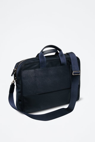 Porte-documents en cuir - Bleu marine