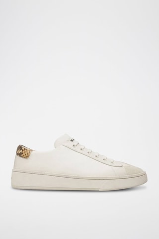 Baskets en cuir - Bleu