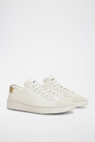 Baskets en cuir - Bleu