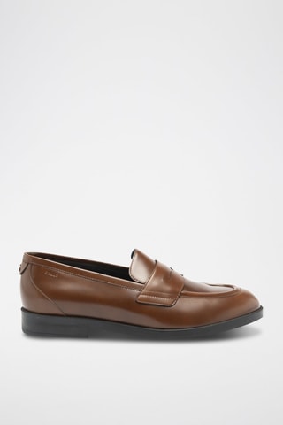 Mocassins en cuir de veau - Orange