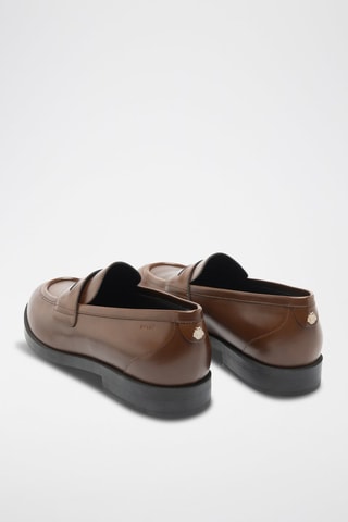 Mocassins en cuir de veau - Orange