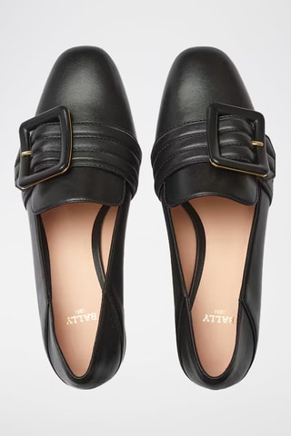 Escarpins en cuir de veau - Noir