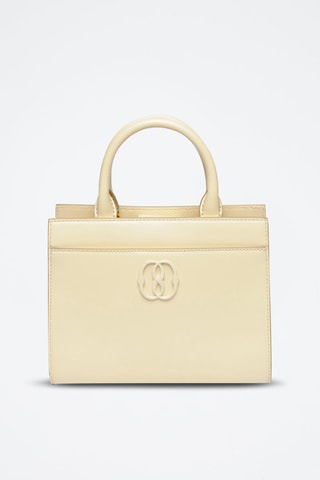 Sac à main en cuir de veau - Beige