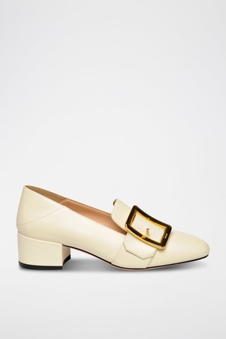 Escarpins en cuir de veau - Beige