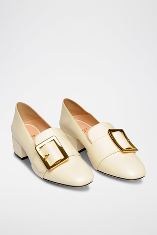 Escarpins en cuir de veau - Beige