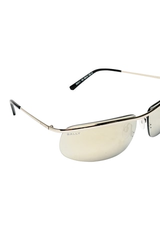Lunettes de soleil femme - Verres effet miroir - Argenté et beige