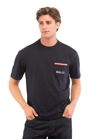 T-shirt - Blanc, rouge et bleu