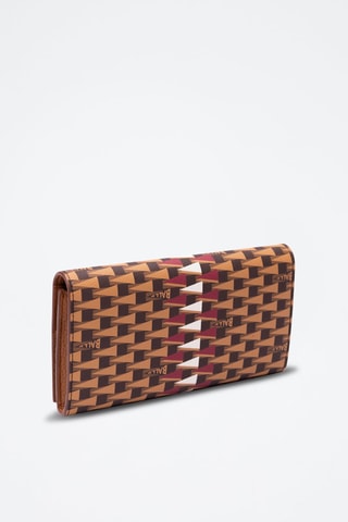 Compagnon en cuir - Blanc, rouge et marron