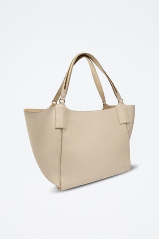 Cabas en cuir de veau - Beige