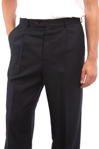 Pantalon en laine - Bleu