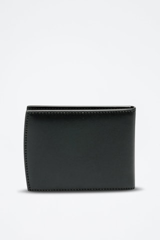 Porte-cartes en cuir - Blanc et noir