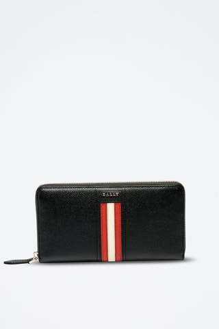 Compagnon en cuir - Blanc, noir et rouge